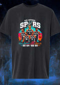 San Antonio Spurs T-Shirt Go Spurs Go Castle Champagnie Wemby Harper Fox