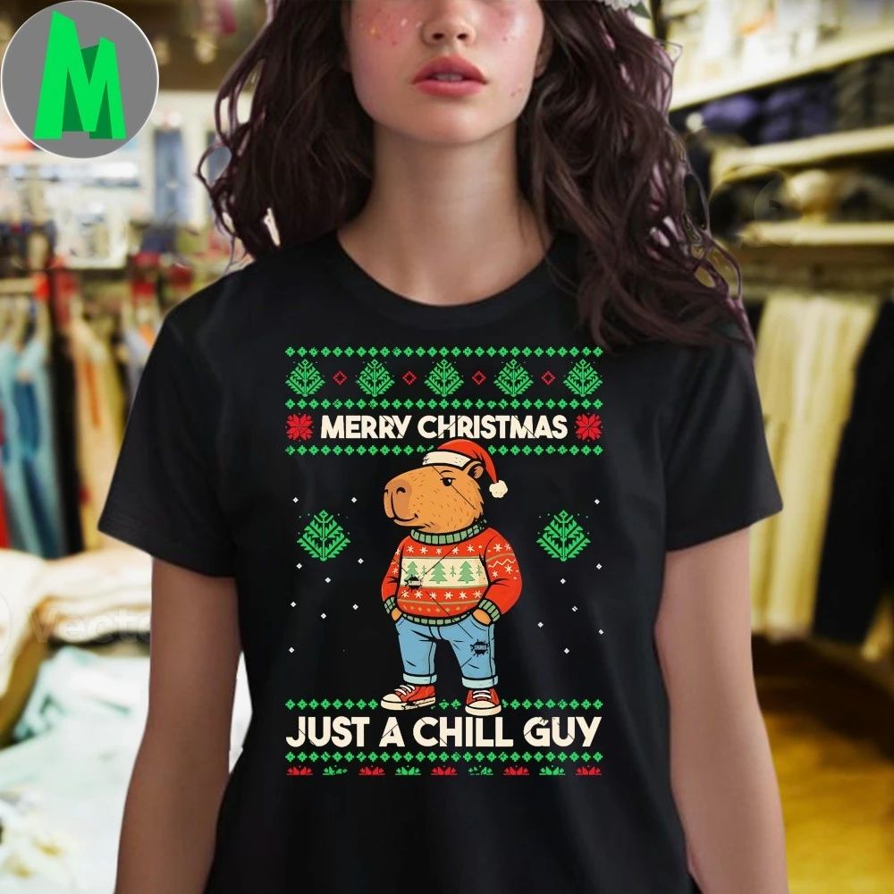 Capy This Is My Christmas Capybara Cappy Holidays Xmas Capy Shirt