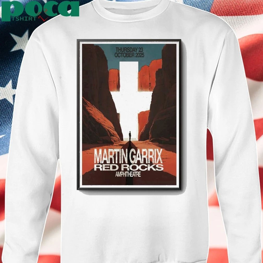 Martin Garrix October 23 2025 Red Rocks Amphitheater Morrison CO Poster shirt