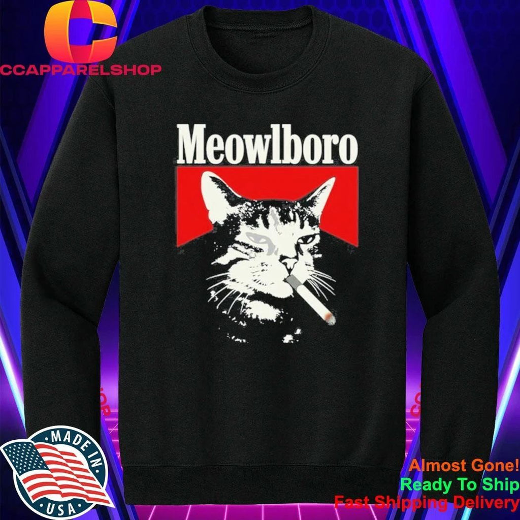 Meowlboro Smoking Meow Cat Shirt