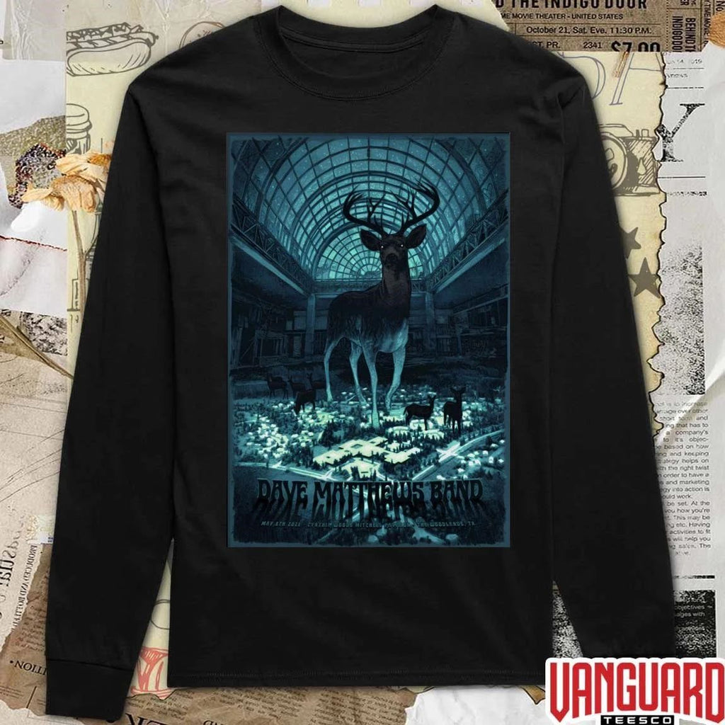 Dave Matthews Band In The Woodlands TX On May 8 2026 Tour Poster t-shirt