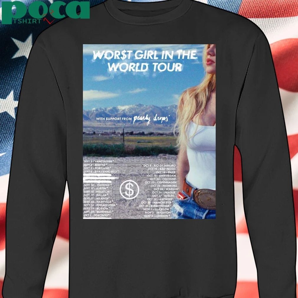Slayyyter Worst Girl In The World Tour 2026 North America And Europe UK Schedule Dates Home Decor Poster T-shirt