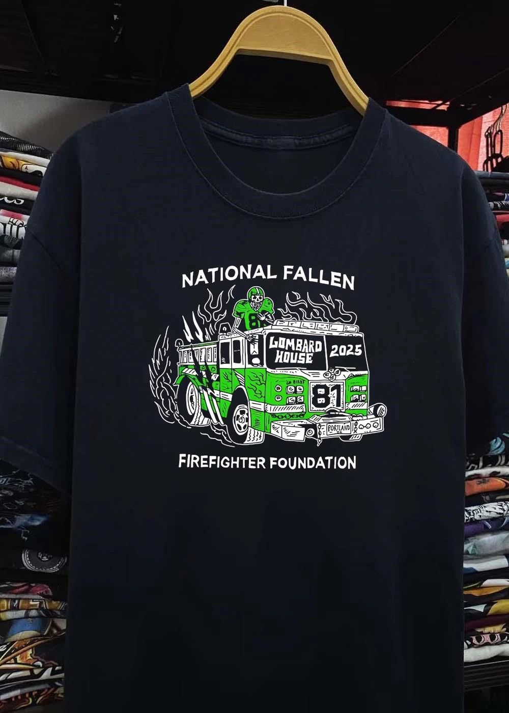 National Fallen Lombard House Firefighter Foundation shirt