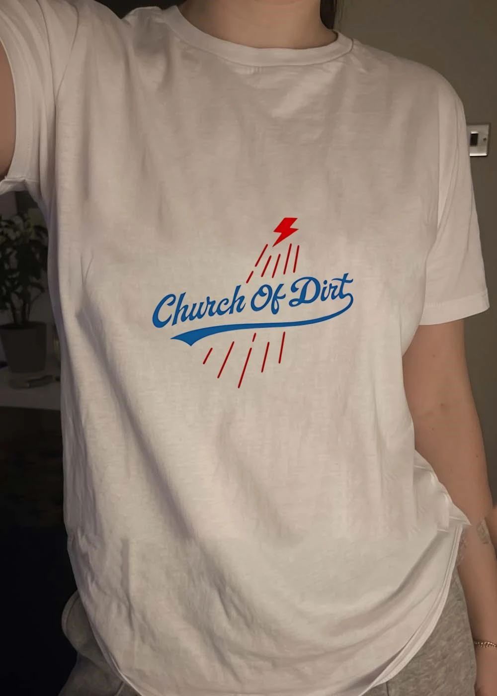 Church of Dirt Lightning Bolt Sport Shirt