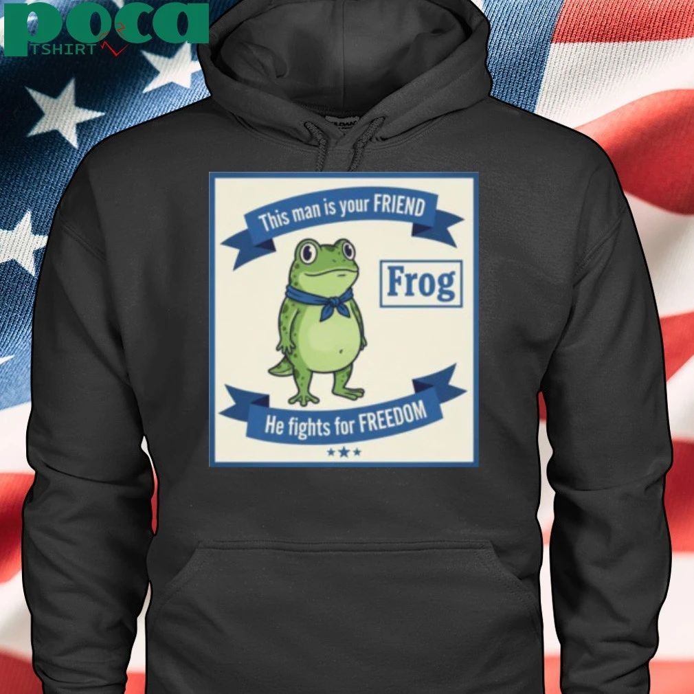 Portland Frog This Man Is Your Friend He Fights For Freedom T-shirt
