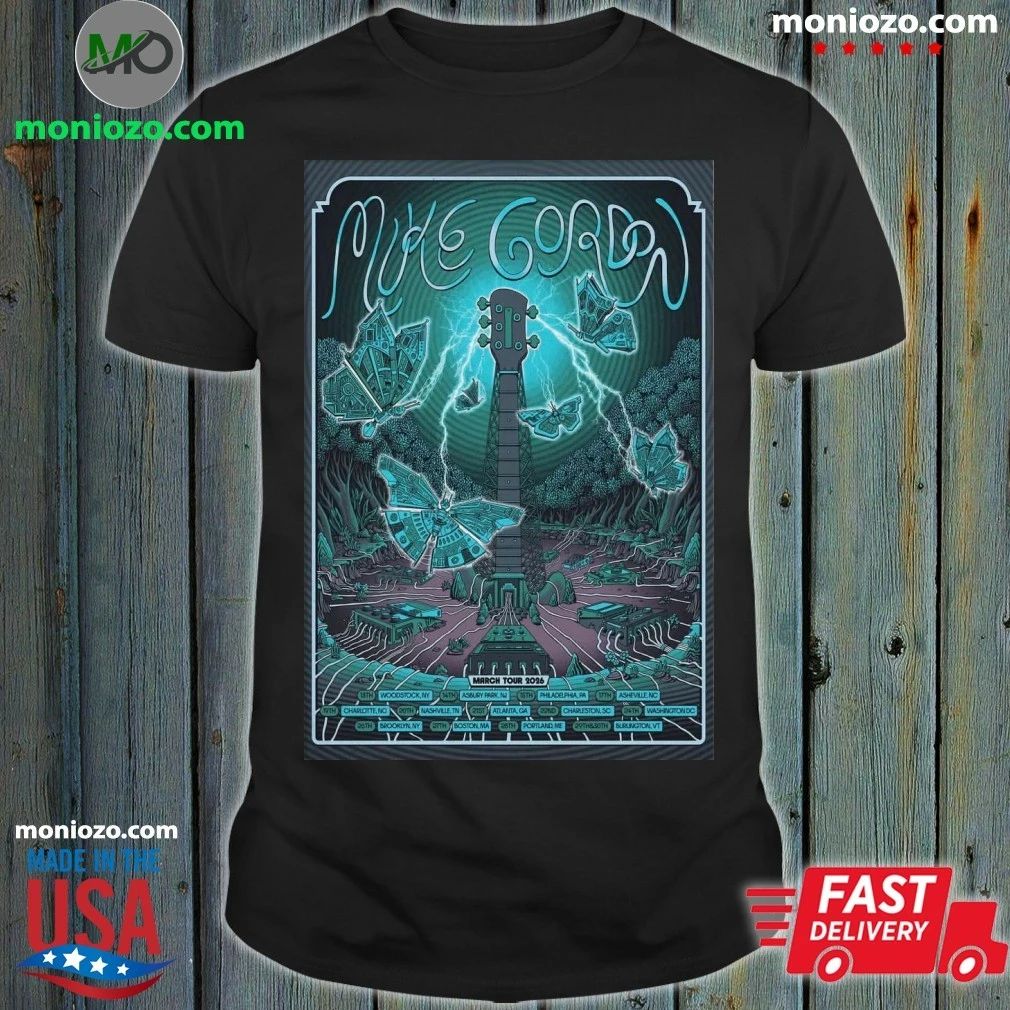 Original Mike Gordon March 2026 Poster Shirt