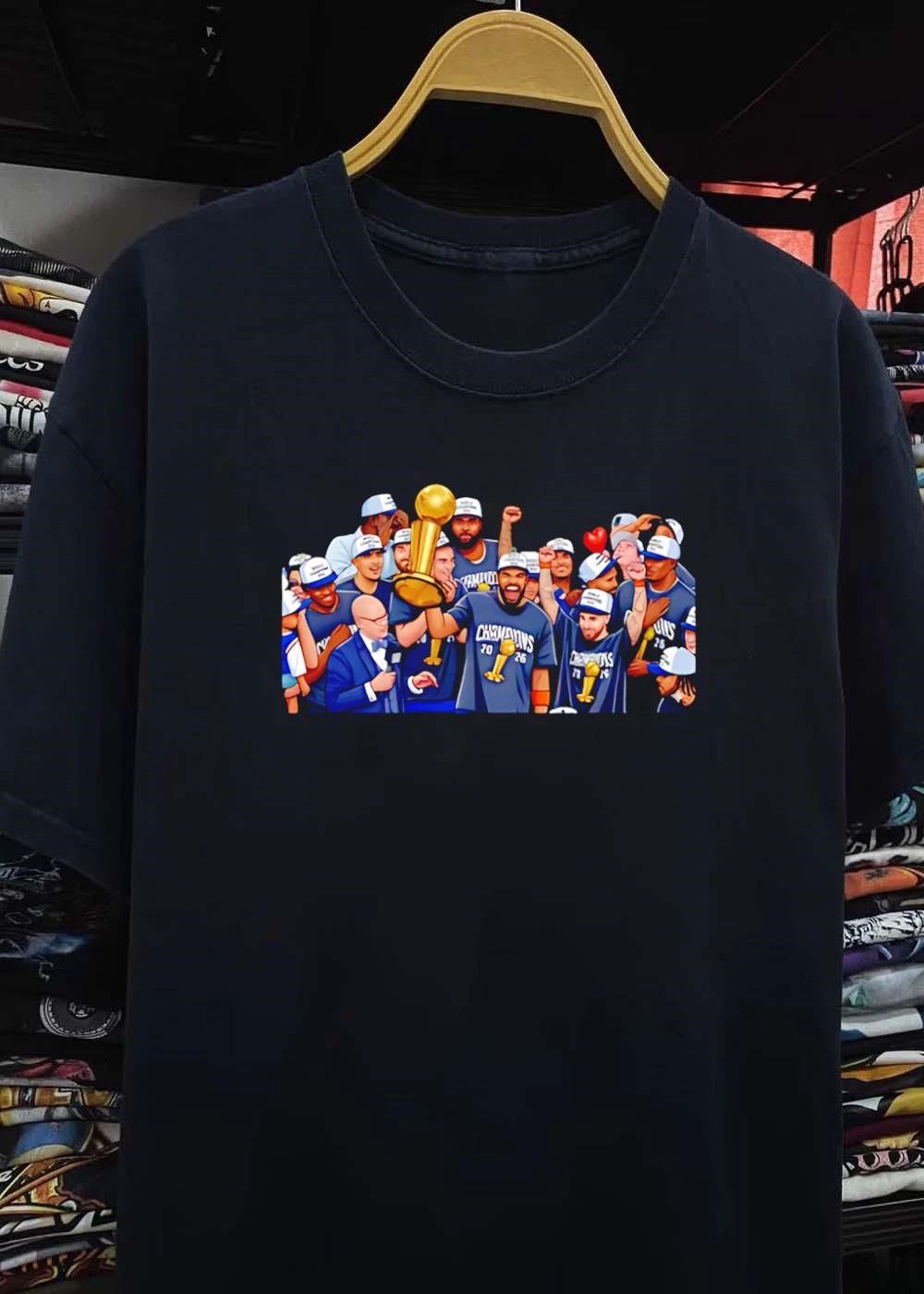 Champions 2026 NBA Finals Basketball Team Victory Celebration T-Shirt