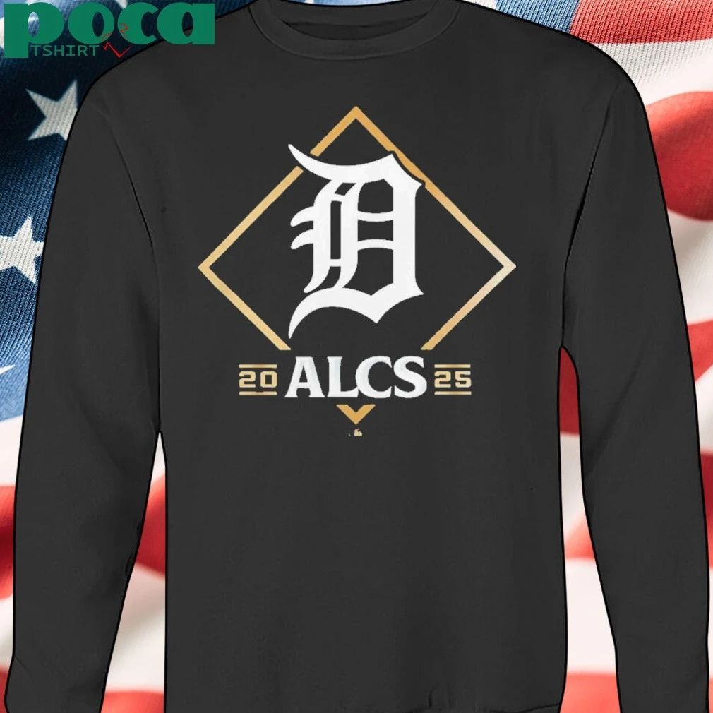 Detroit Tigers 2025 American League Division Series Champions Locker Room T-Shirt