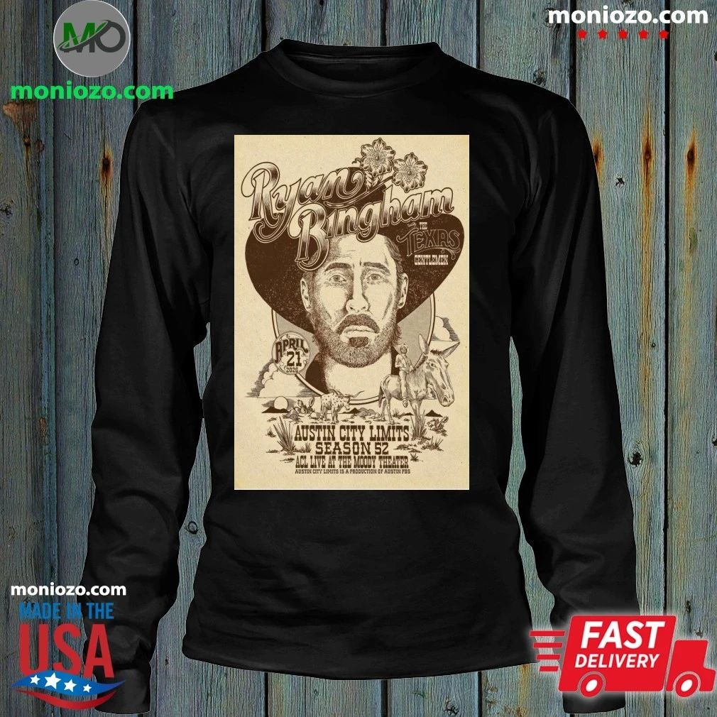 Ryan Bingham Concert Tour Austin, TX on 04-21-2026 Poster Shirt