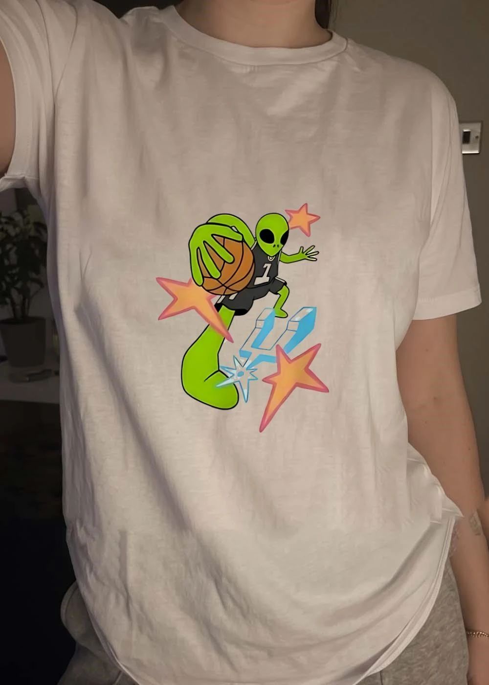 San Antonio Spurs Alien Basketball 1 T-Shirt