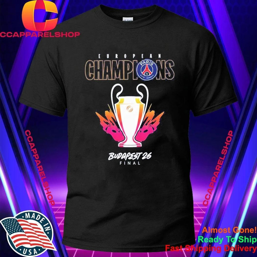 PSG Budapest 2026 UCL Final Winners shirt