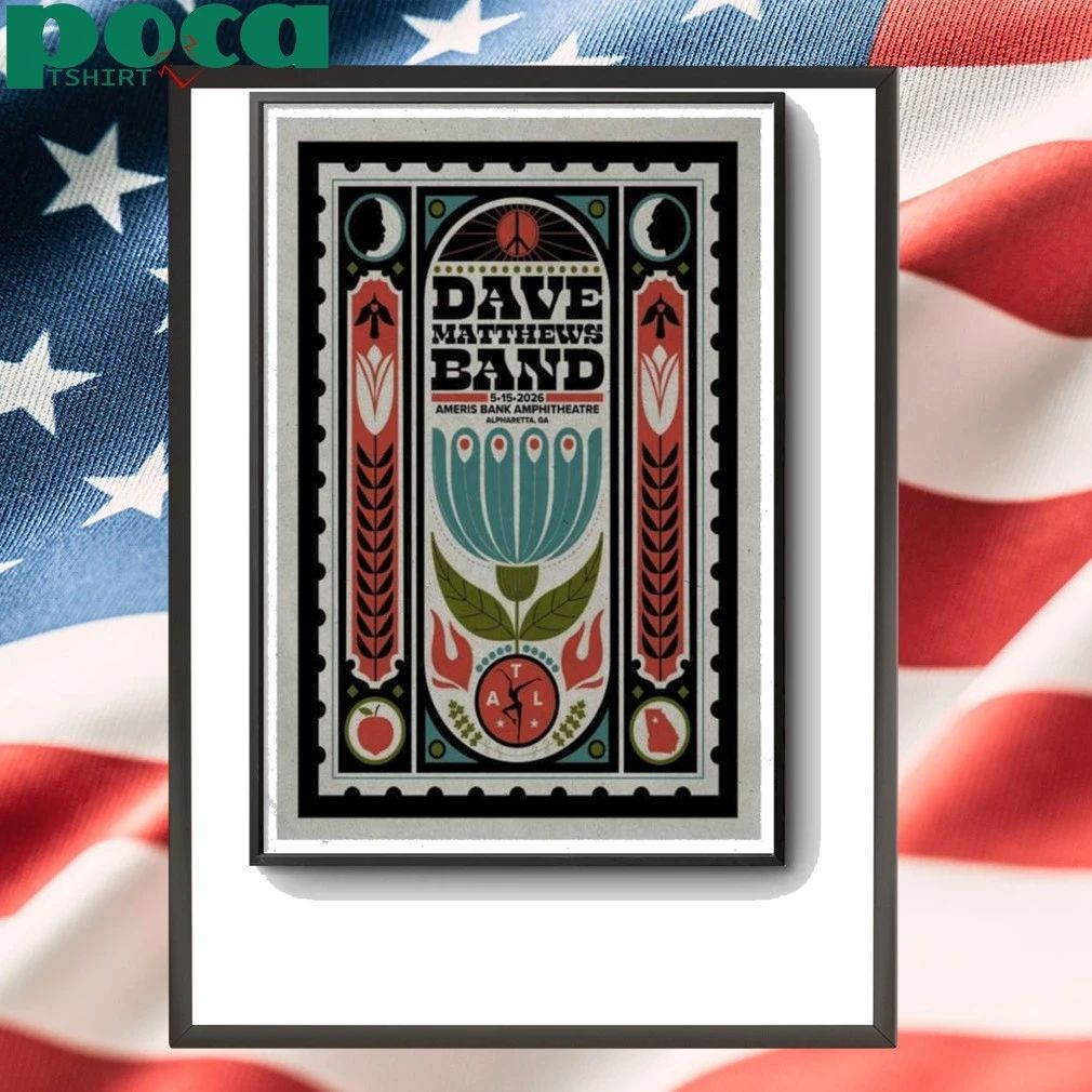 LIMITED Dave Matthews Band May 15 2026 POSTER Tom Lee Park shirt