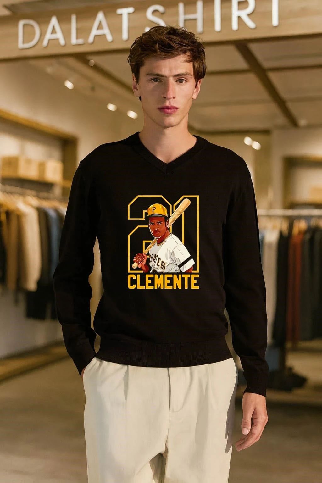 Roberto Clemente 21 Pittsburgh Pirates legendary shirt