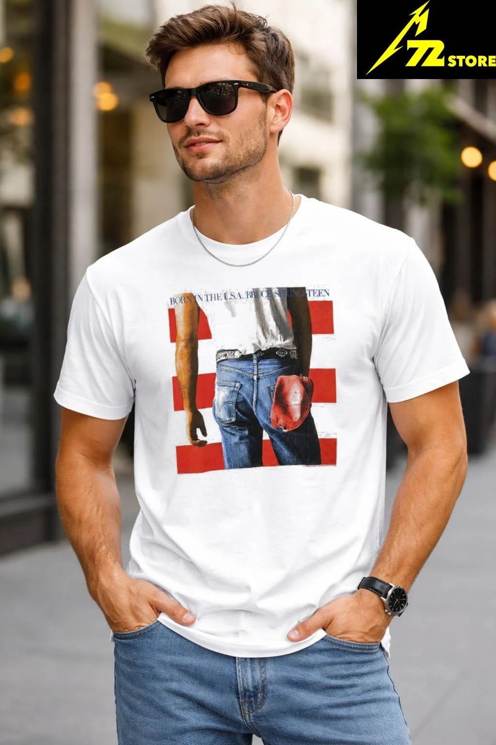 Jungkook BTS World Tour Arirang Bruce Springsteen Shirt