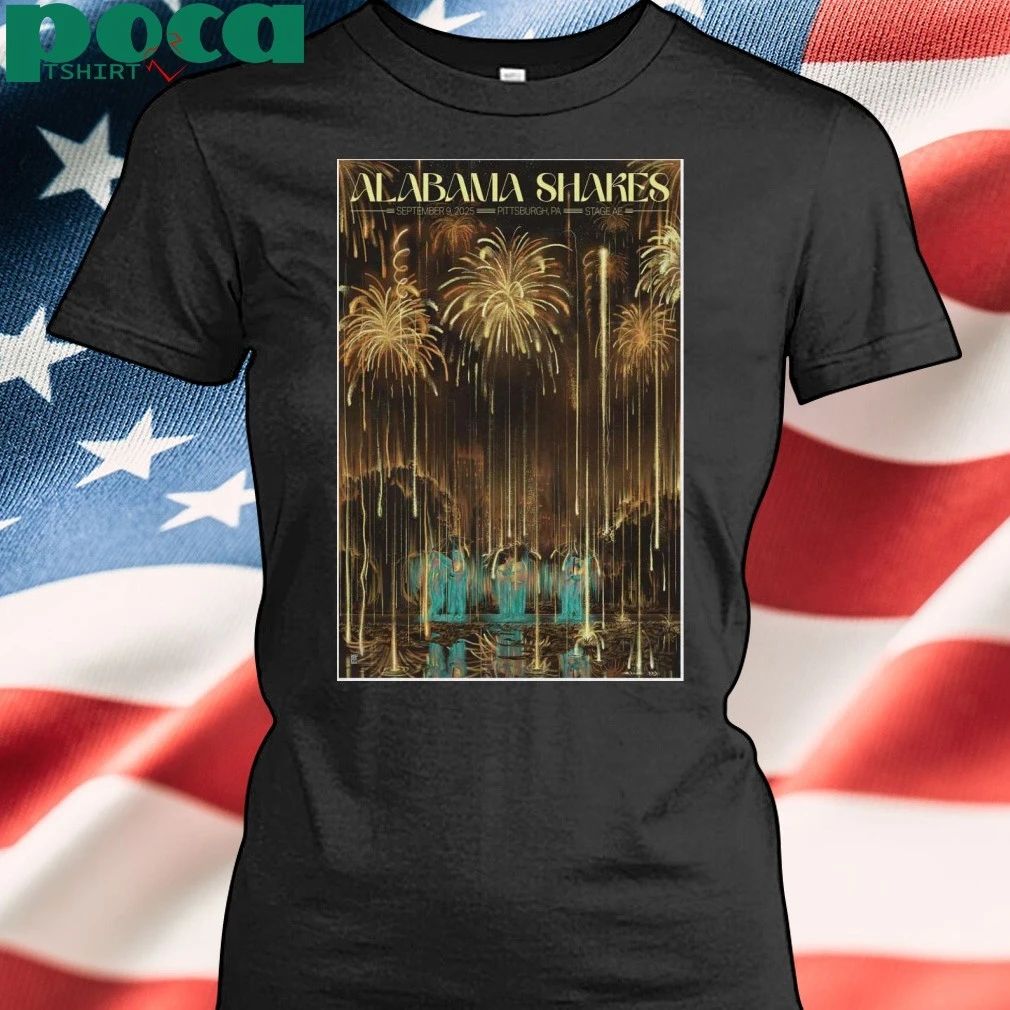 Alabama Shakes Fall Tour 2025 Stage AE in Pittsburgh, PA Poster T-shirt