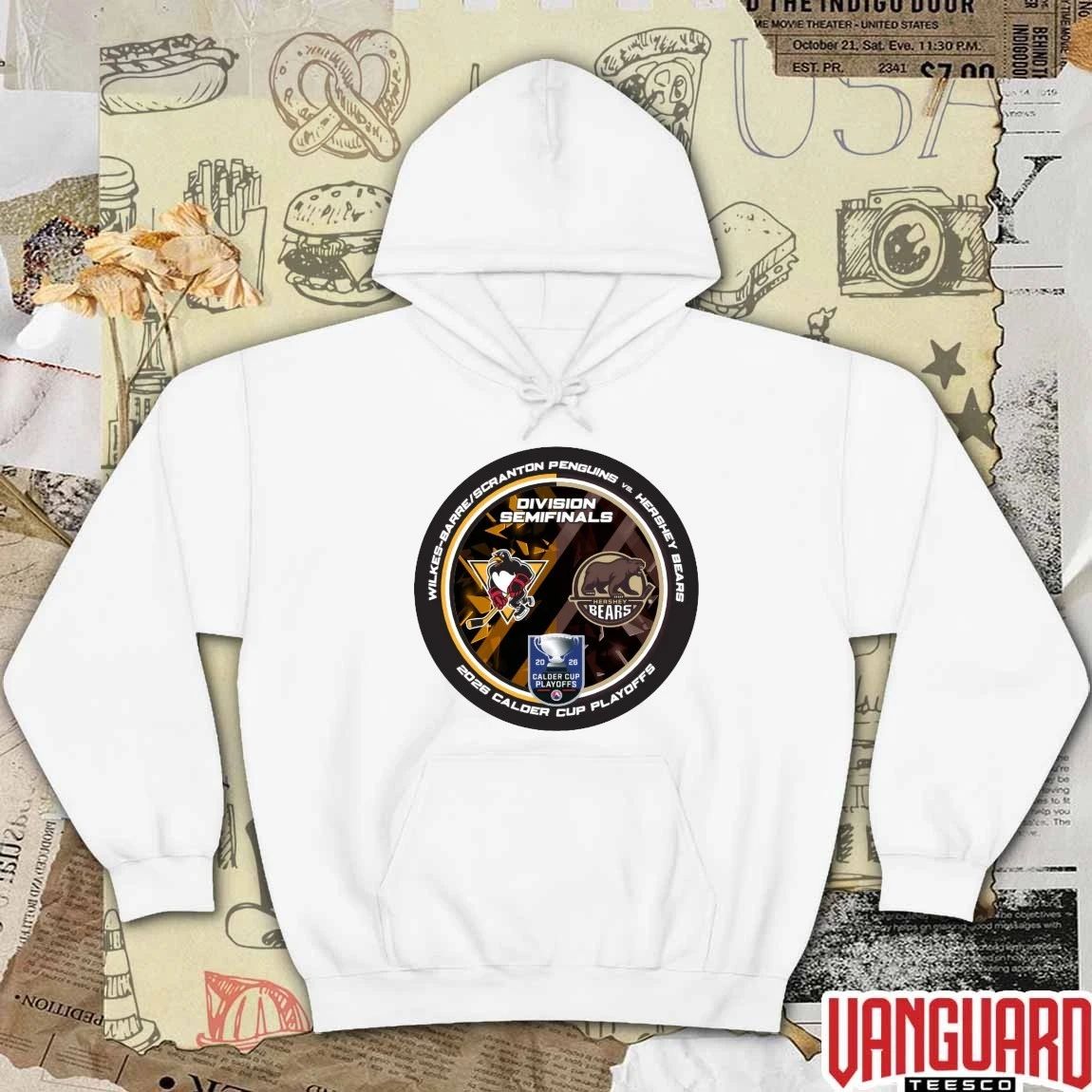 Wilkes-Barre Scranton Penguins vs Hershey Bears 2026 Calder Cup Playoffs Division Semifinals Dueling Souvenir t-shirt