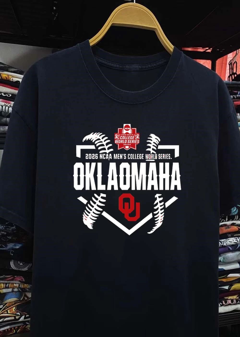 NCAA Men’s College World Series OKLAOMAHA Oklahoma Sooners T-Shirt