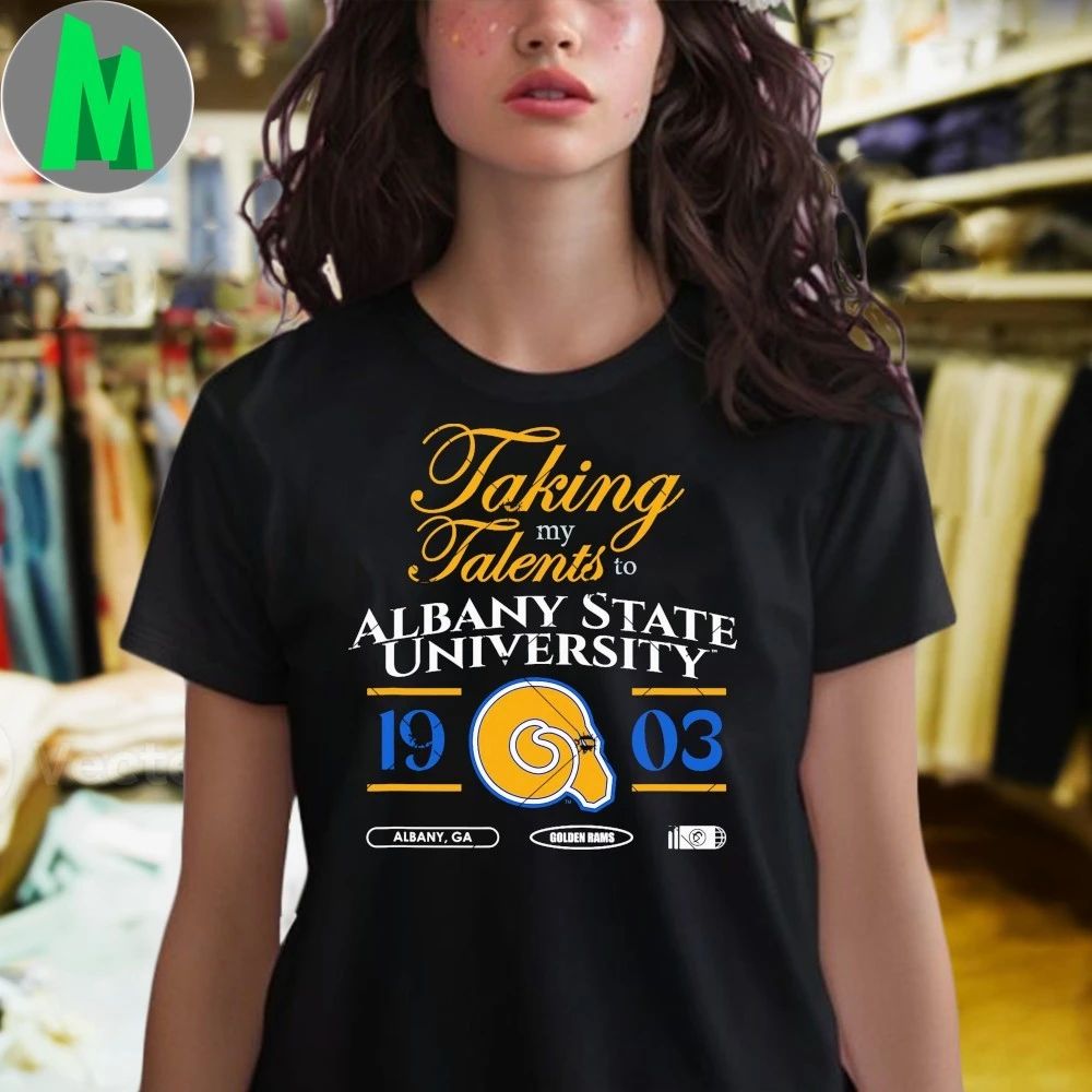 Original Taking My Talents To Albany State University Signing Day Logo 2026 Shirt