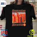 Romanian Bitcoin Copper Wire Spools Crypto Shirt