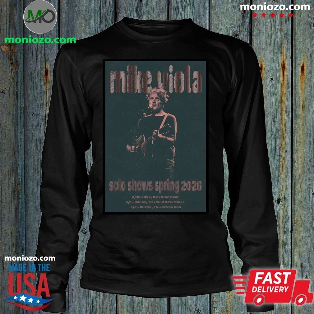Mike Viola Spring 2026 Solo Tour Poster Shirt
