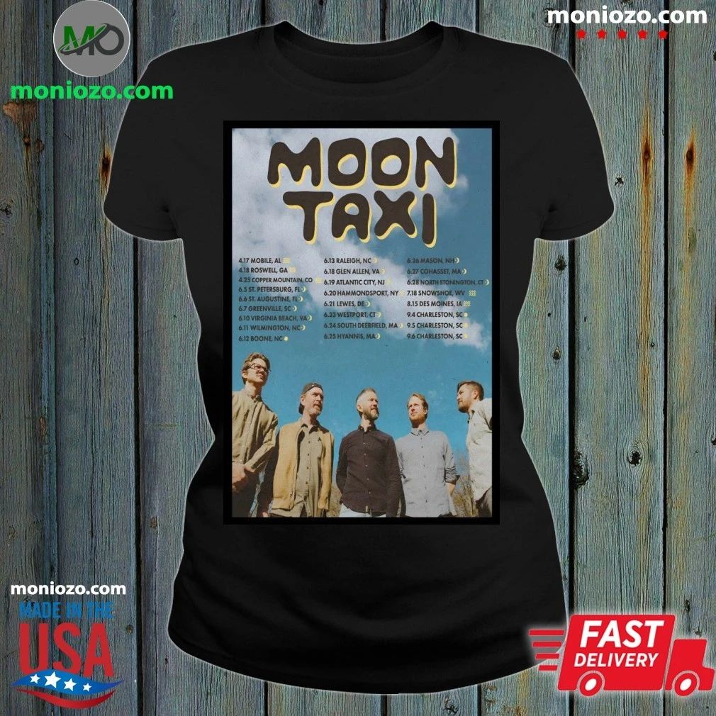 Original Moon Taxi Summer Tour 26 Poster Shirt
