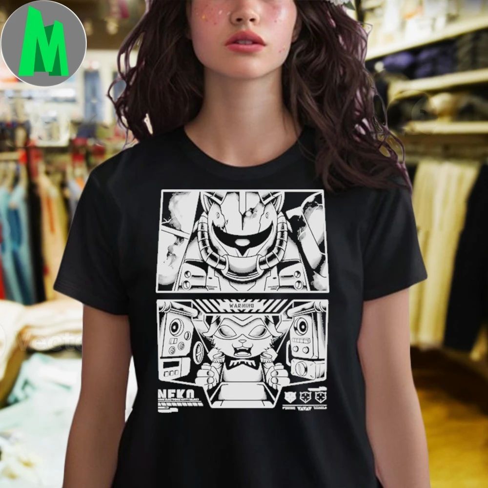 Cat Aznable Bw Shirt