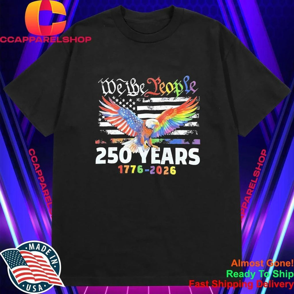 Pride LGBT Eagle US 250 Years 4th Of July Shirt
