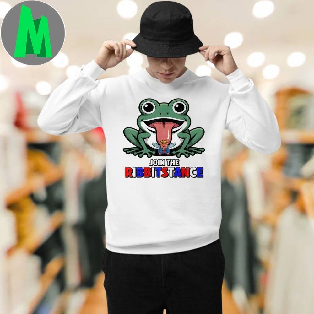 Resistance Frog Funny No Kings Protest Resist Ribbitstance Shirt