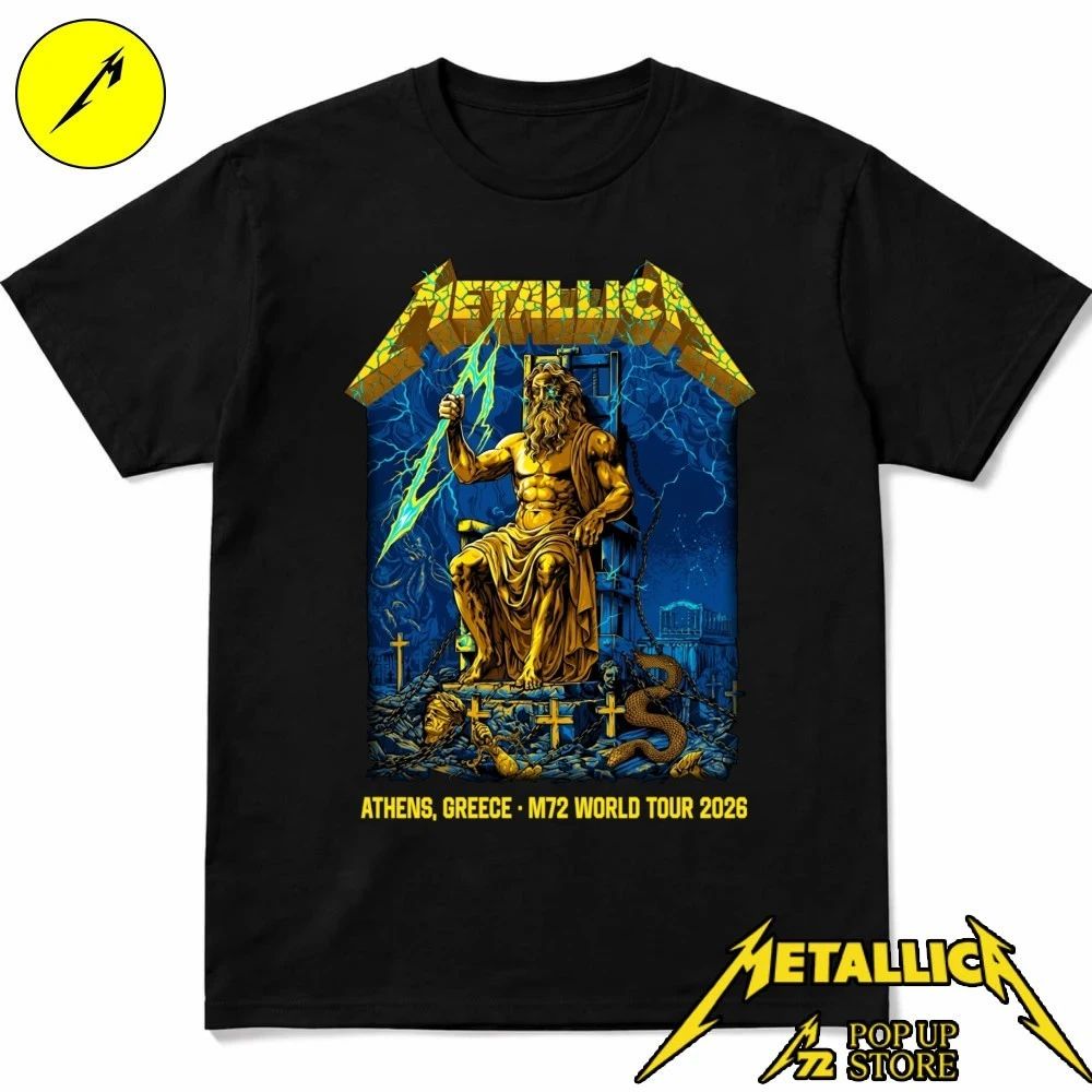 Metallica M72 Athens 2026 Olympic Stadium, 9 May 2026 by Revolverdart Shirt