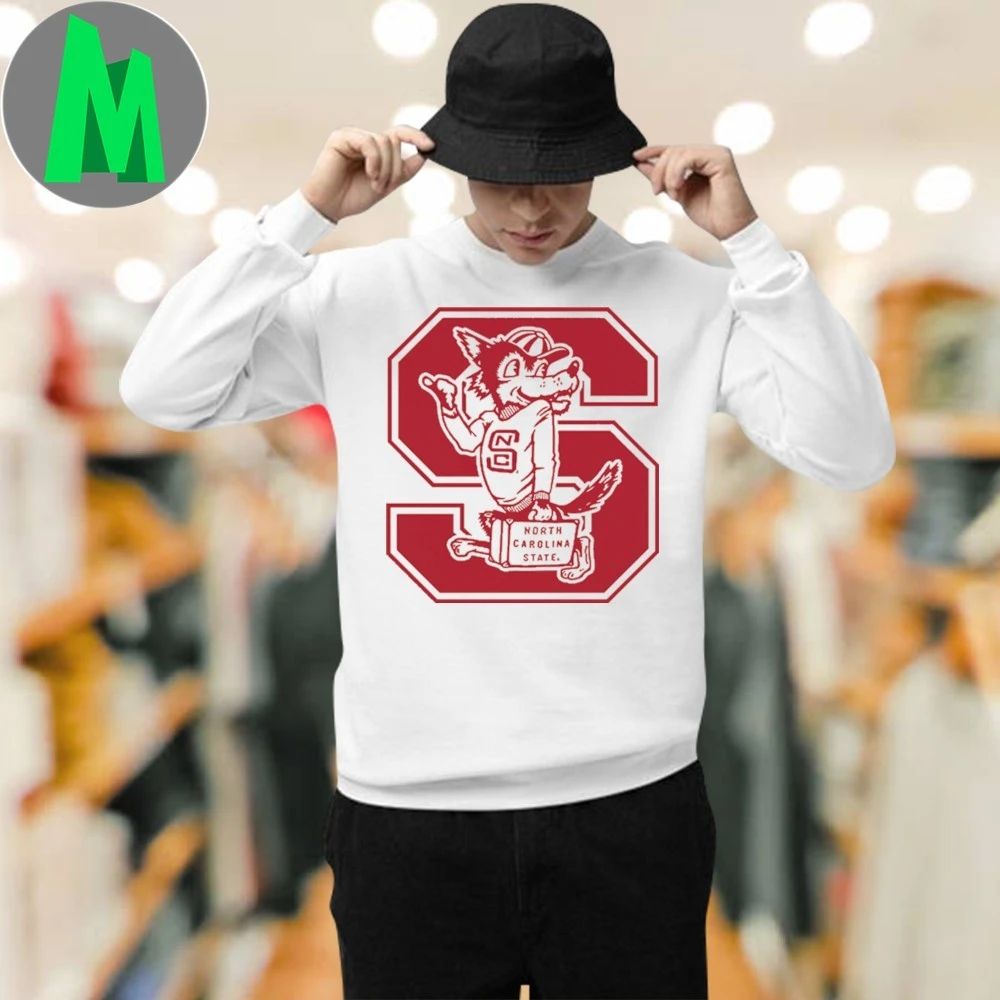 NC State Wolfpack Vintage Wolf Logo Shirt
