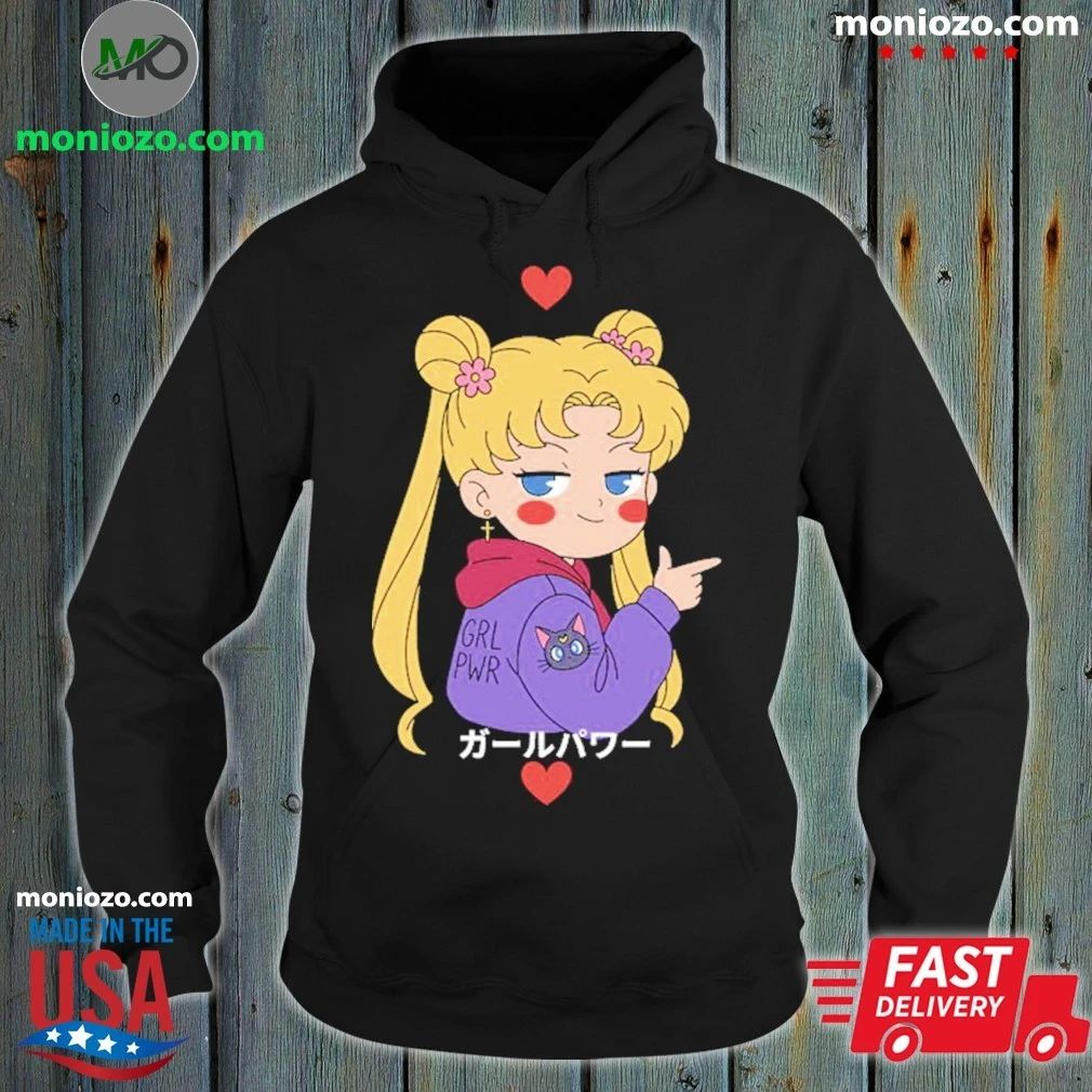 GRL PWR Sailor Moon Shirt