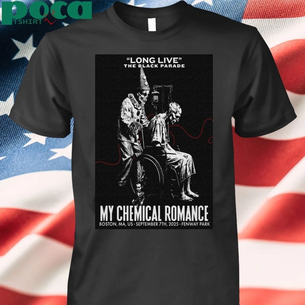 My Chemical Romance Boston Event 09.07.2025 Poster T-shirt