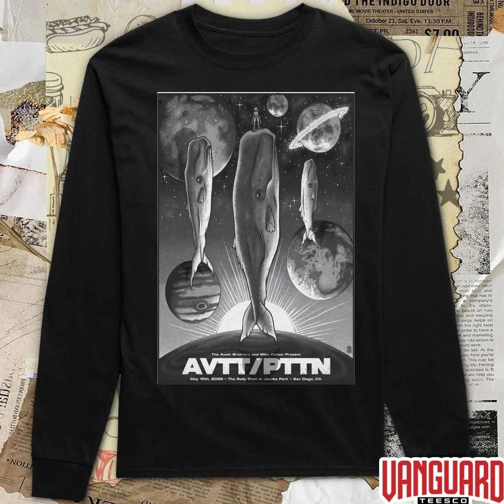 The Avett Brothers With Mike Patton May 10 2026 San Diego CA Poster t-shirt