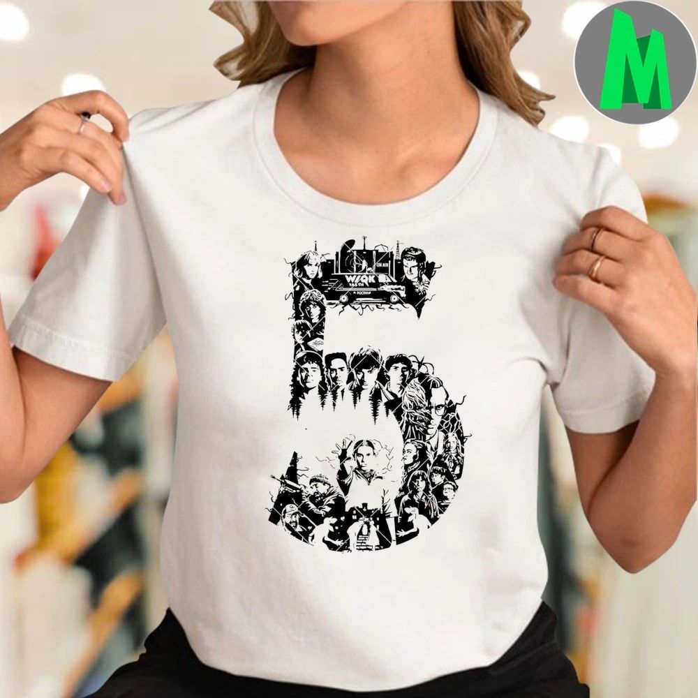 Stranger Christmas Horror Holiday T-Shirt