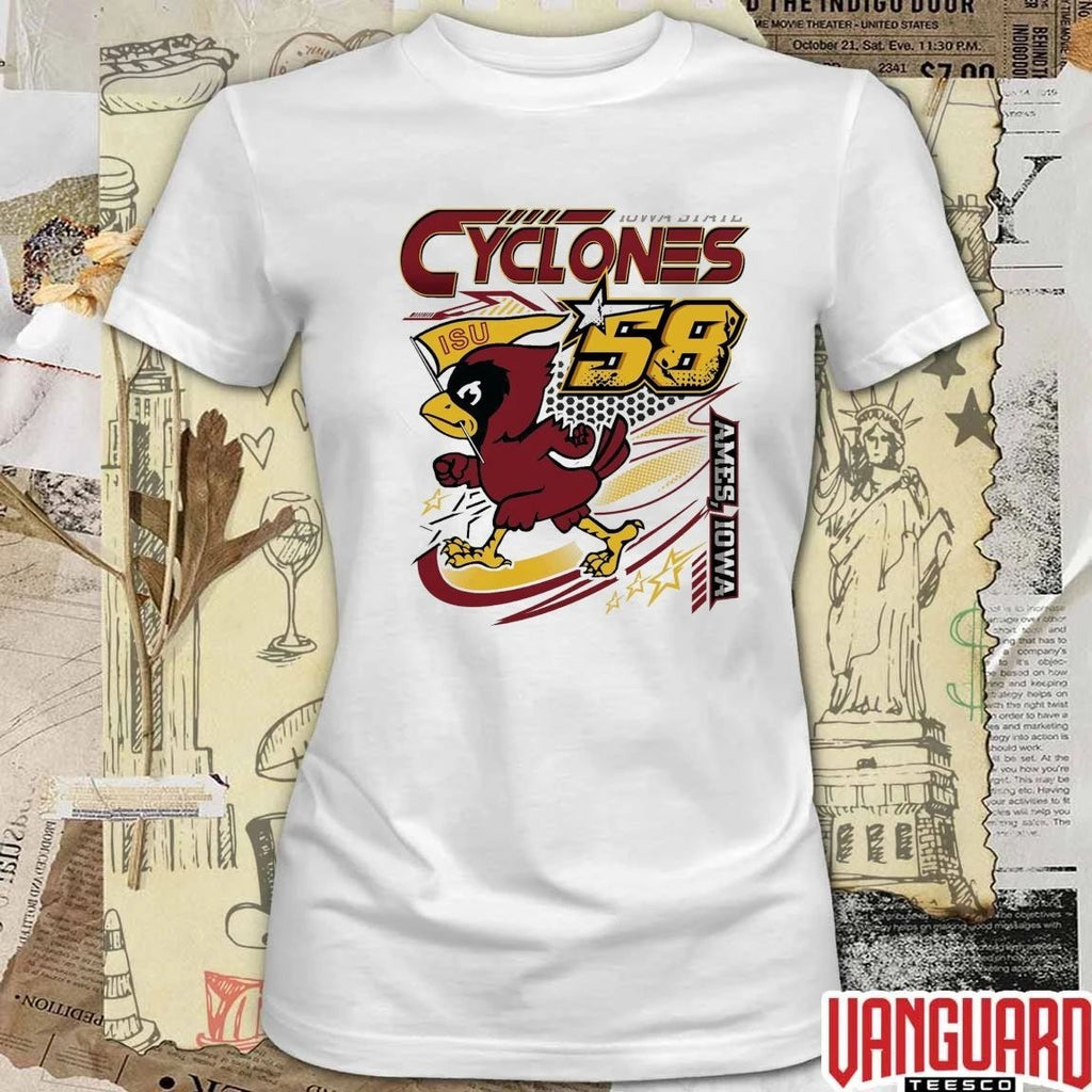 Iowa State Cyclones Ames Iowa 90s Racing Cy t-shirt