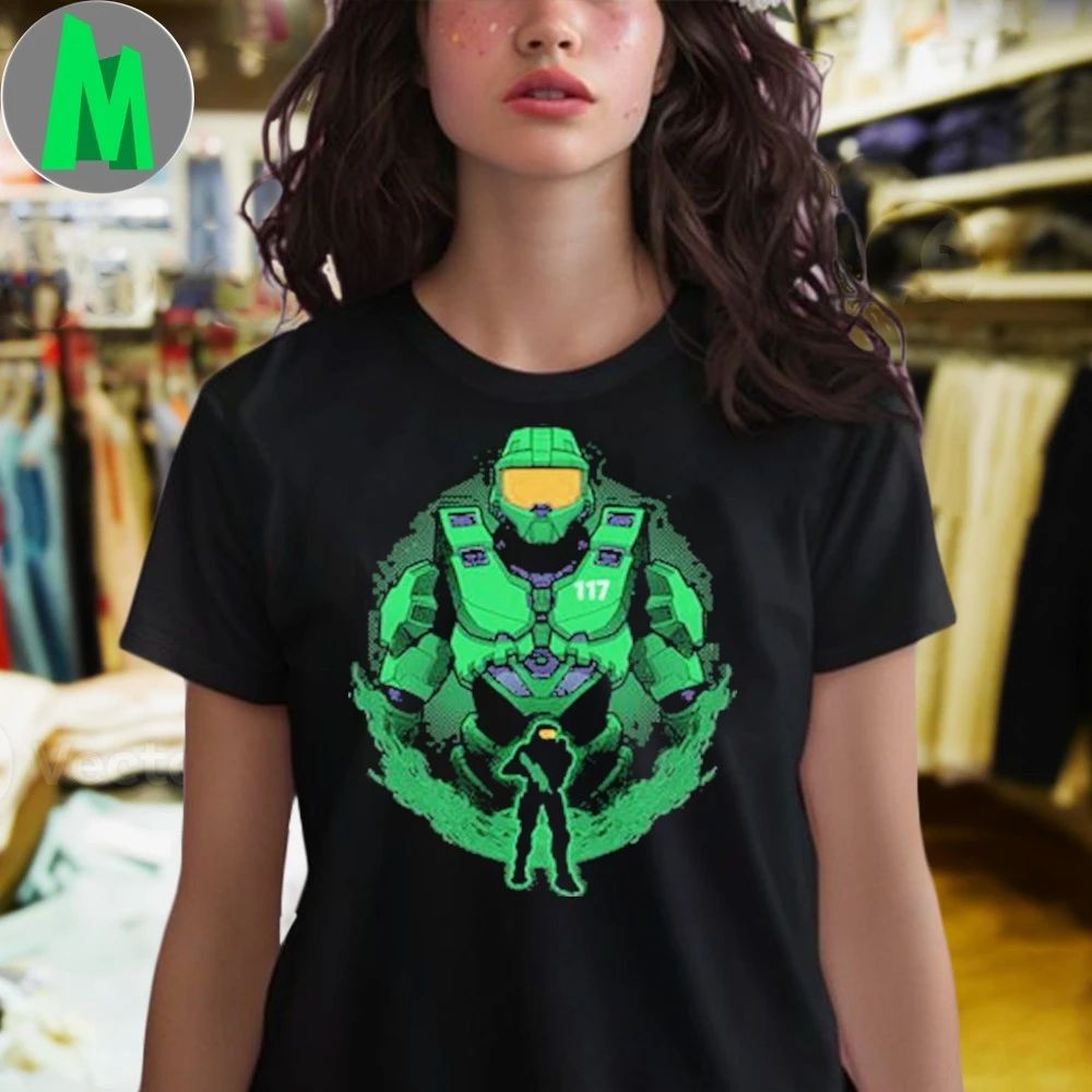 Master Chief Spartan-117 Shadowwork Shirt