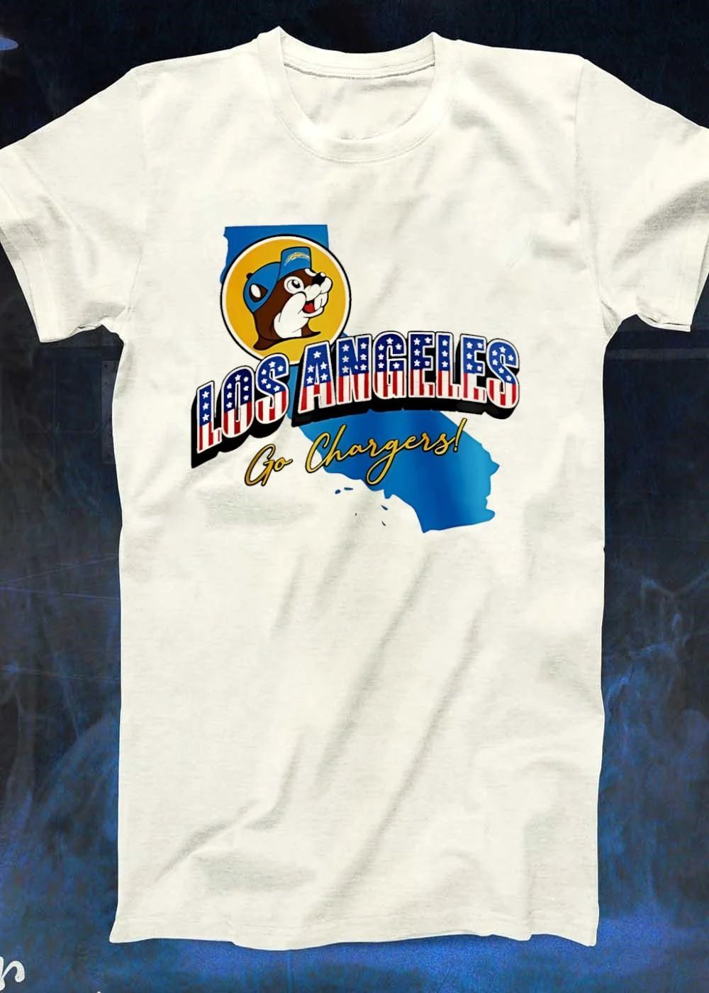 Los Angeles Chargers x Buc-ee’s Patriotic map shirt