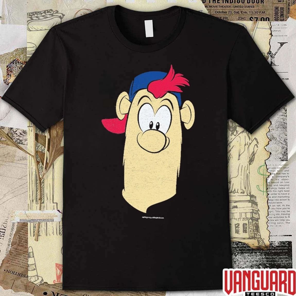 Atlanta Braves Mitchell And Ness Youth Big Face Mascot MLB Baseball t-shirt