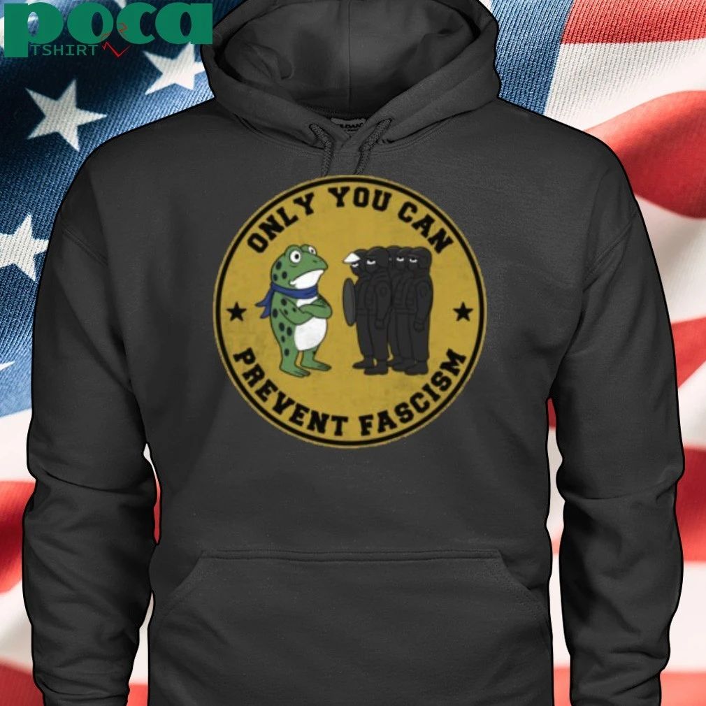 Portland Frog 2025 Only You Can Prevent Fascism Vintage T-shirt