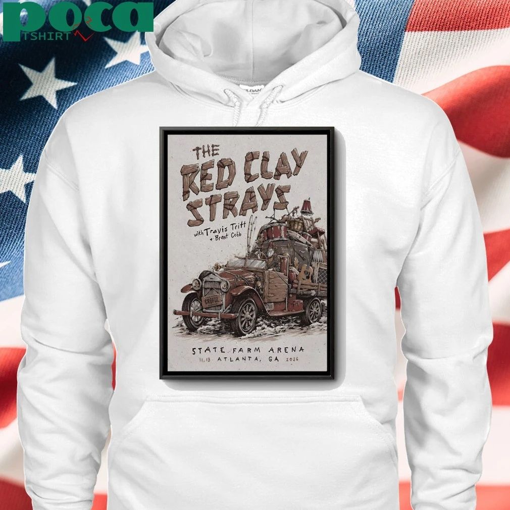 The Red Clay Strays November 13 2026 In Atlanta GA Poster shirt
