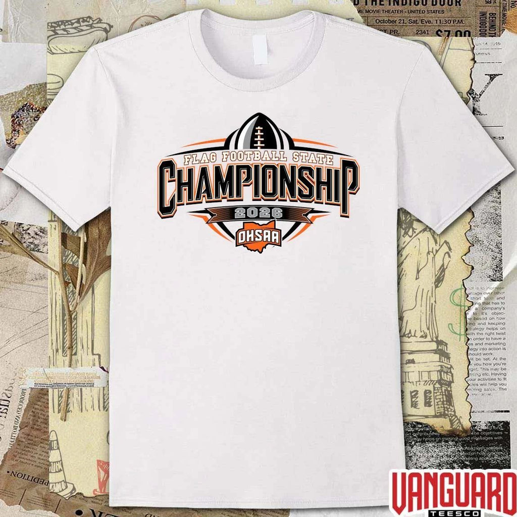 2026 OHSAA Pop-Up Shop Tee Football State Championship Logo t-shirt