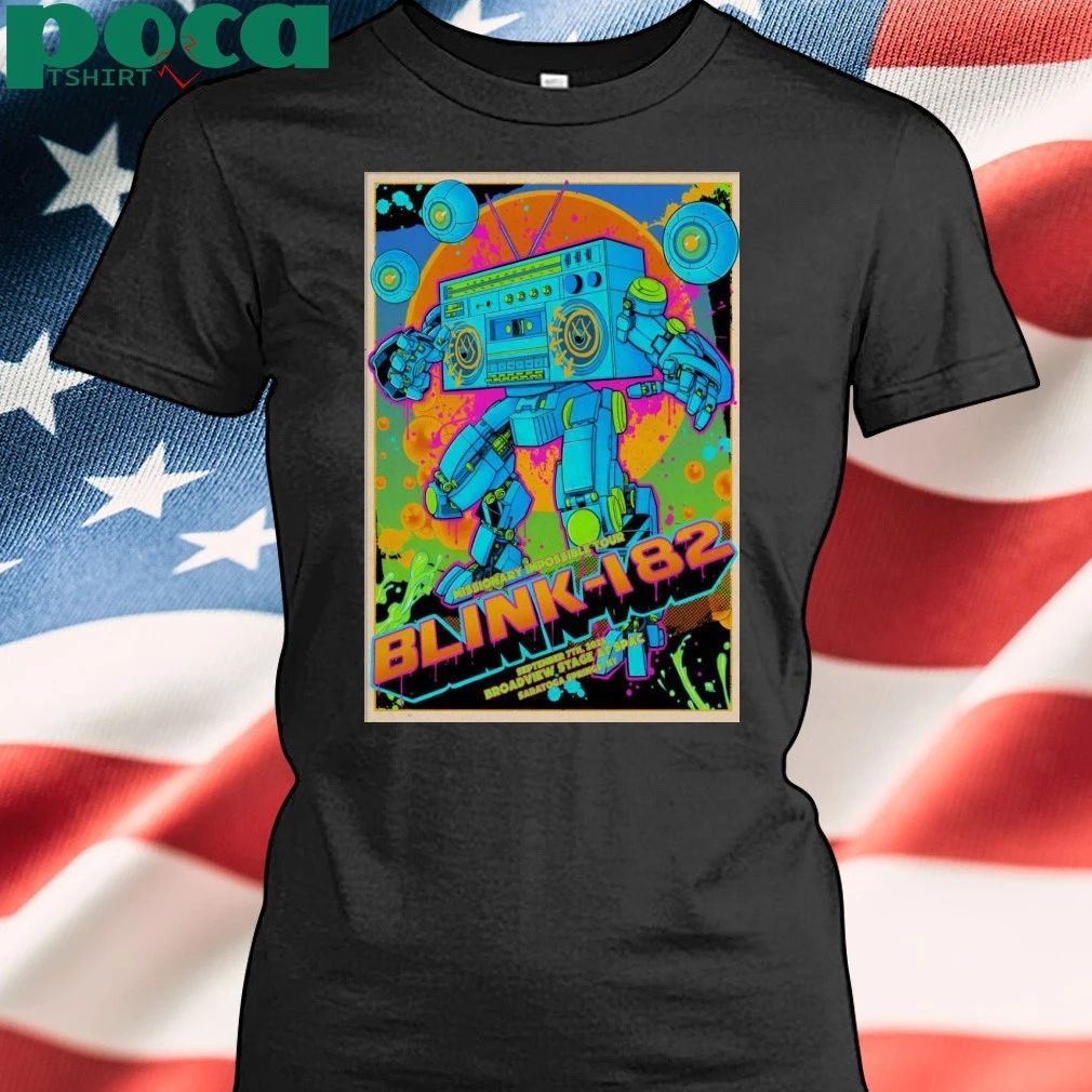 Blink 182 Saratoga Springs NY Sept 7 2025 Poster T-shirt