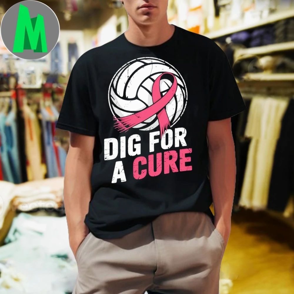 Breast Cancer Awareness Volleyball Shirt