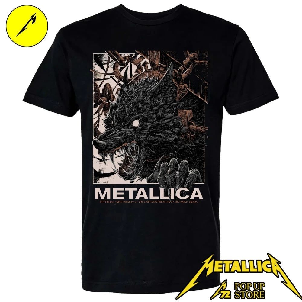 Metallica at Olympiastadion in Berlin, Germany, on May 30, 2026 Poster T-Shirt
