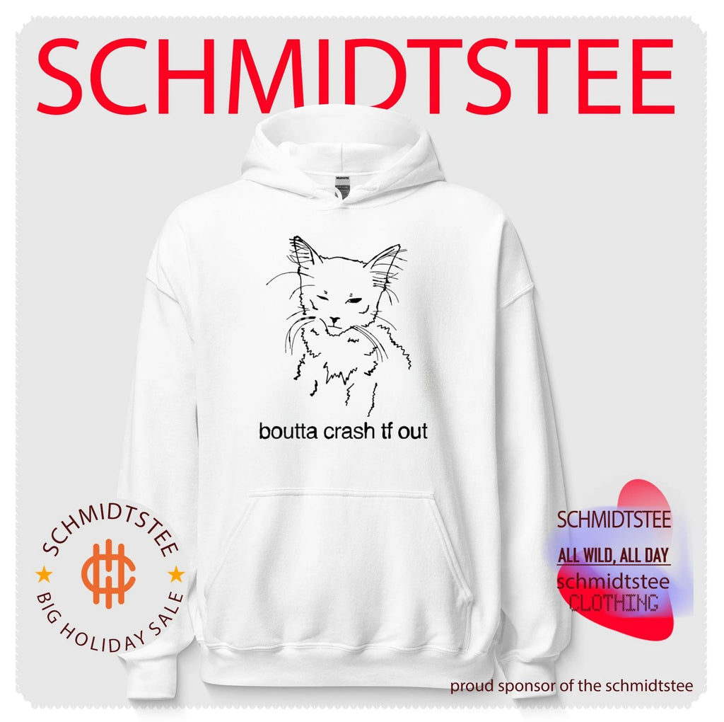 Boutta Crash tf Out Cat mood exhausted shirt