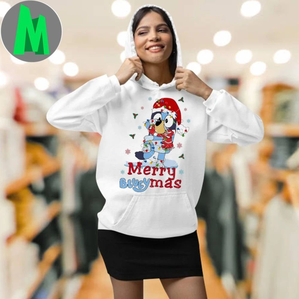 Merry Blueymas Santa Bluey Shirt