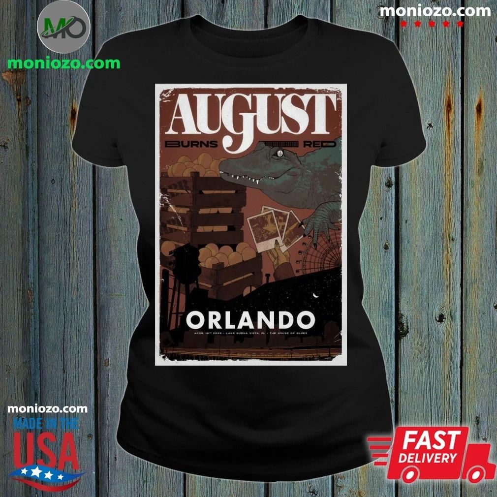 August Burns Red House of Blues Orlando, FL 4.16.2026 Poster Shirt