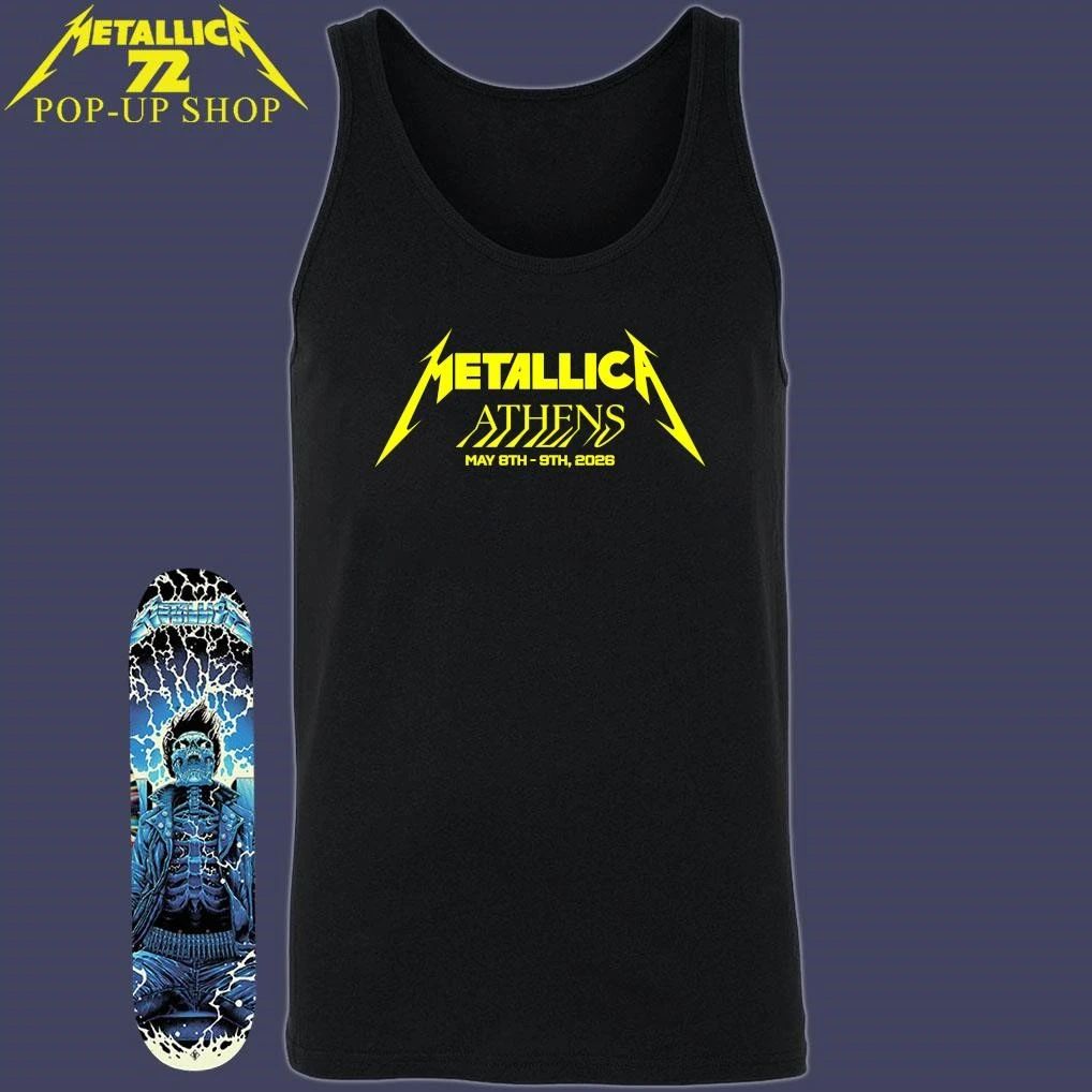 Metallica M72 Athens 2026 Greece T-Shirt