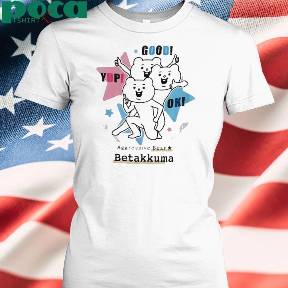 Aggressive Bear Betakkuma Group Shirt