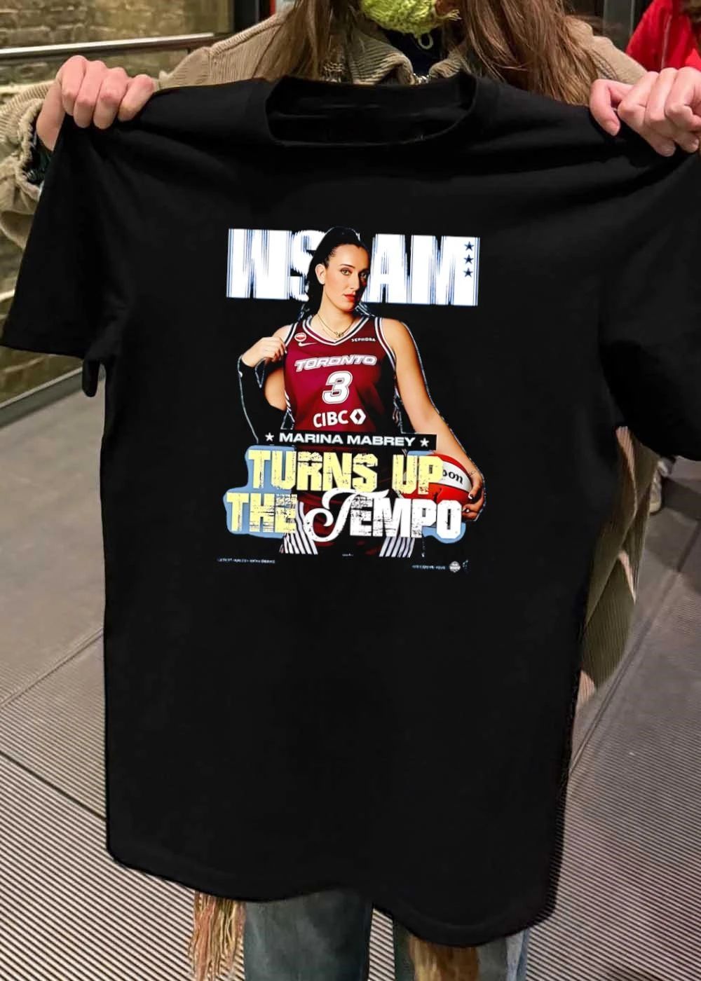 WSLAM Cover Collection Marina Mabrey Turns Up the Tempo Toronto T-Shirt